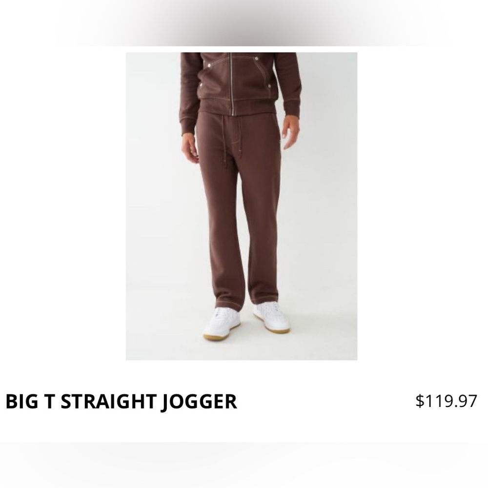 True Religion Big T Straight Jogger